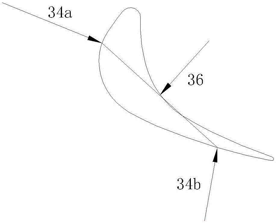 Clamping device for processing mushroom-shaped blade having Z-shaped blade shroud