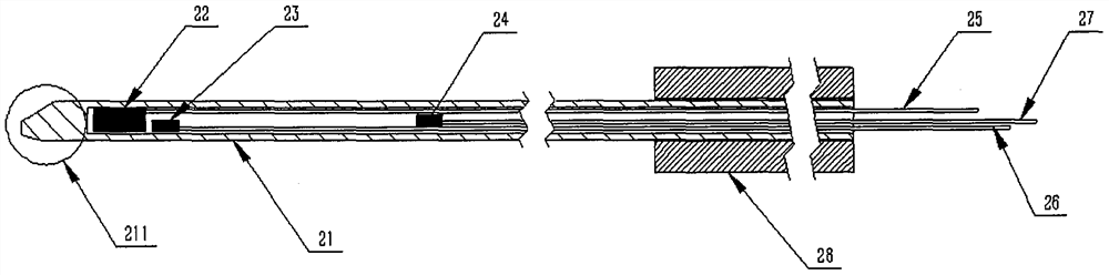 Solid tumor treatment system capable of realizing temperature measurement and temperature control