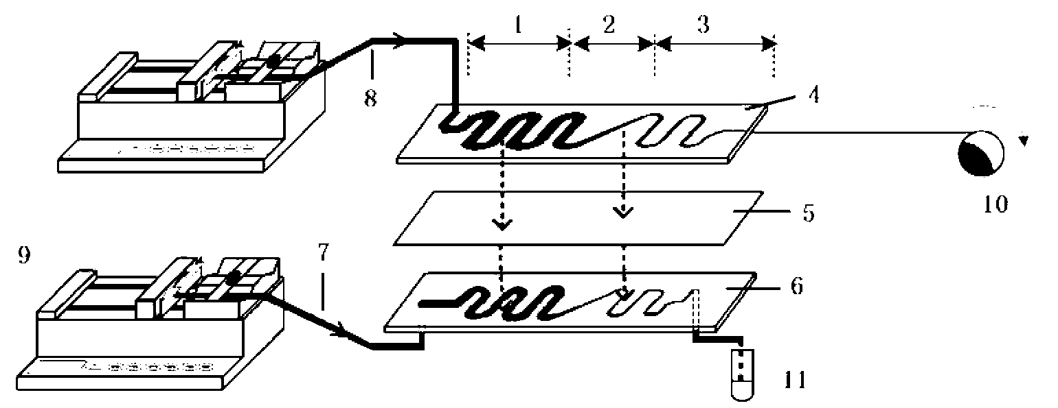 Integrated microfluidic spinning chip and method for preparing regenerated silk fibroin by using same