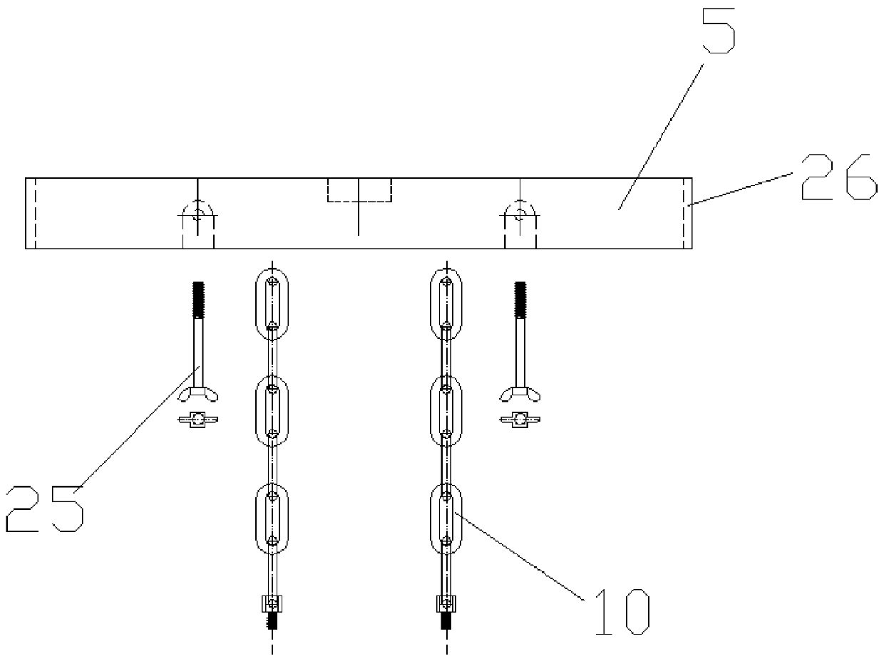 Pressure chamber lifting device of non-load frame triaxial apparatus