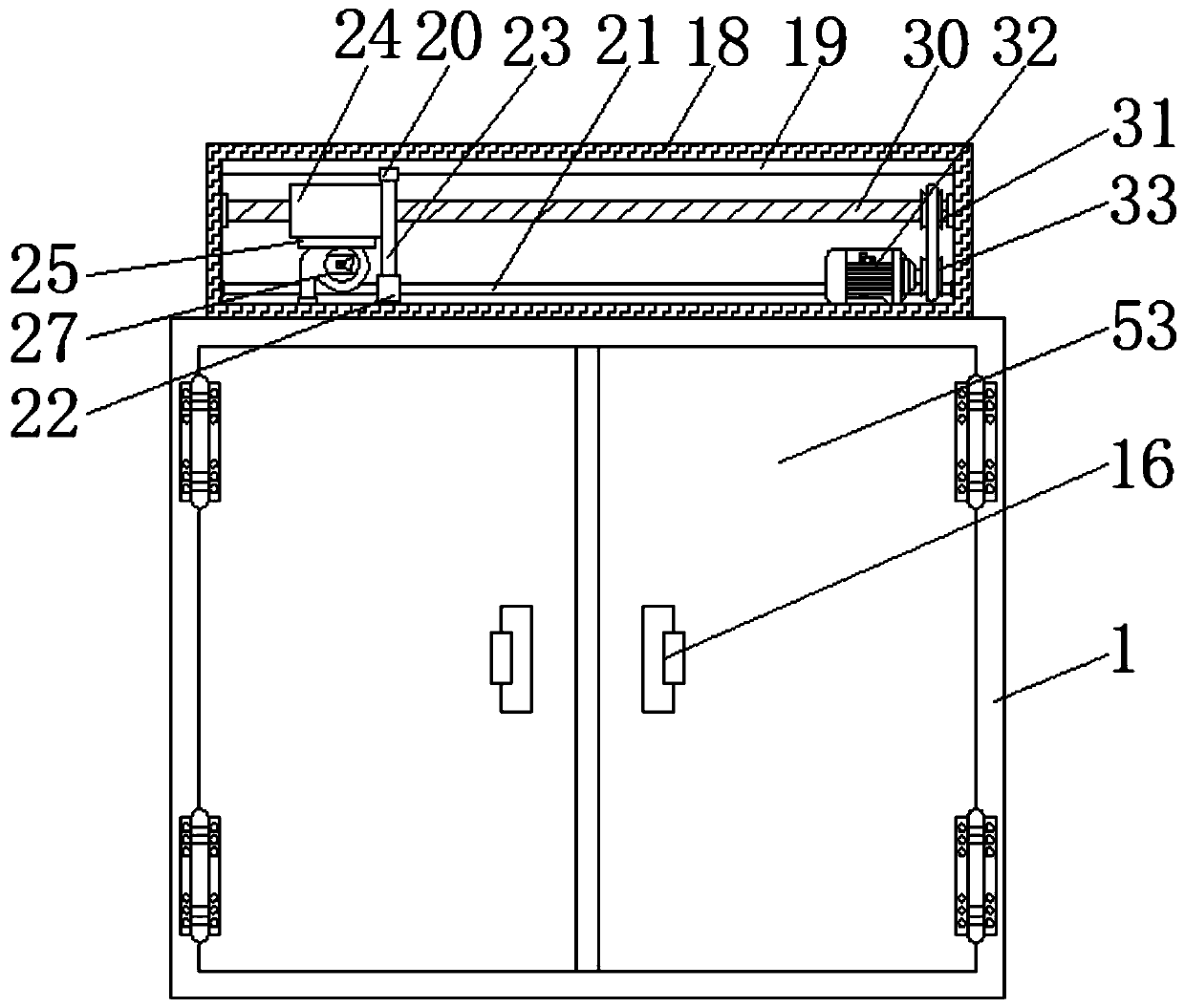 Intelligent auxiliary textbook fixing and storage device and using method