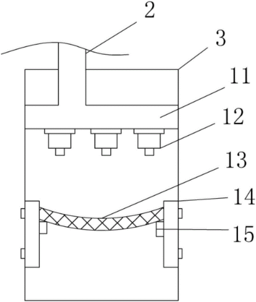 Filtering device for improving saline and alkaline lands