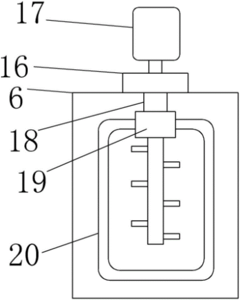 Filtering device for improving saline and alkaline lands