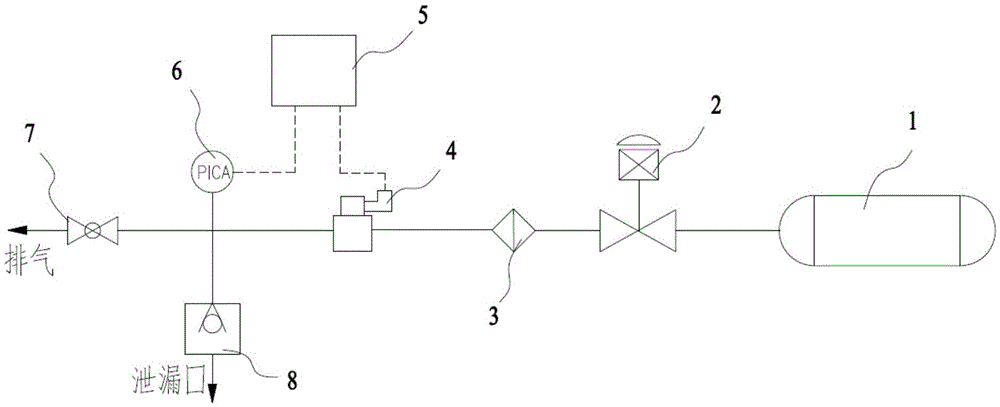 Testing device and testing method for embedded-mounted check valve