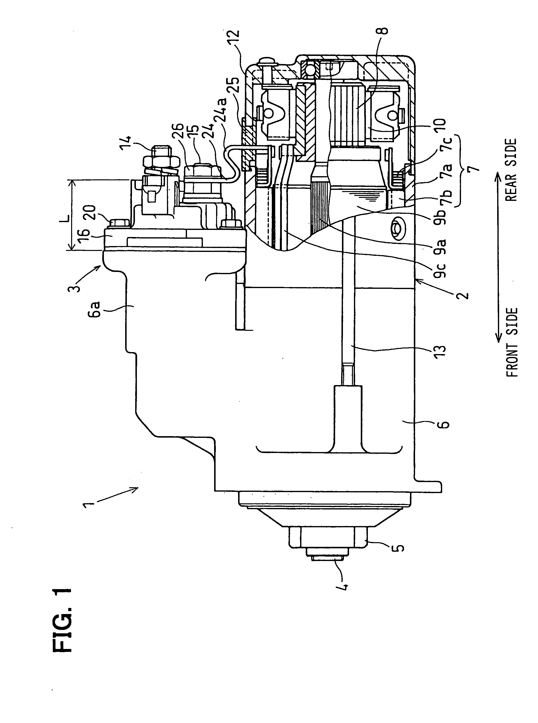 Starter for cranking internal combustion engine