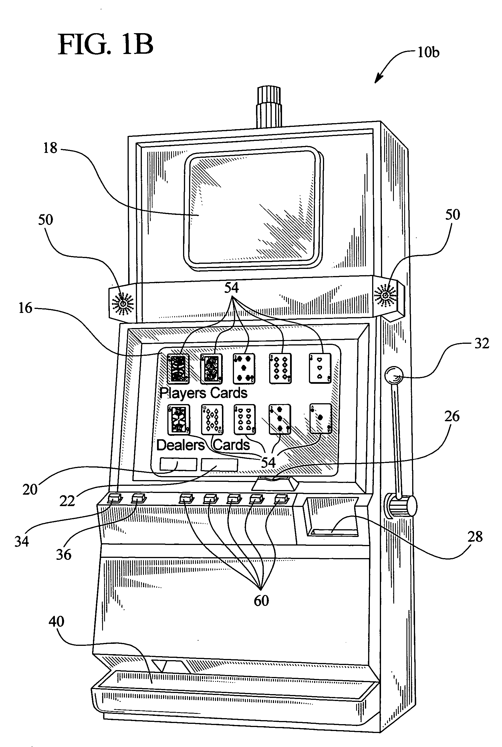 Gaming device having an interactive poker game with predetermined outcomes