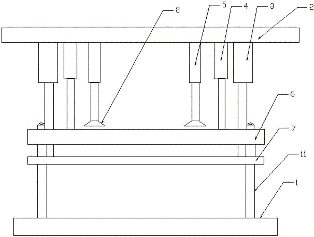 Automatic assembling pressure-closing device for touch screen and control method thereof