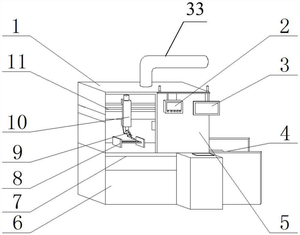 Multi-station welding measurement and control experiment platform based on mechanical automation teaching