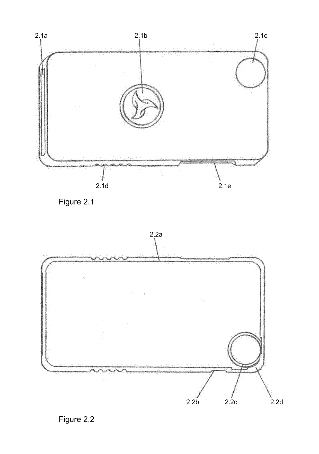 System and method for improving a photographic camera feature on a portable electronic device