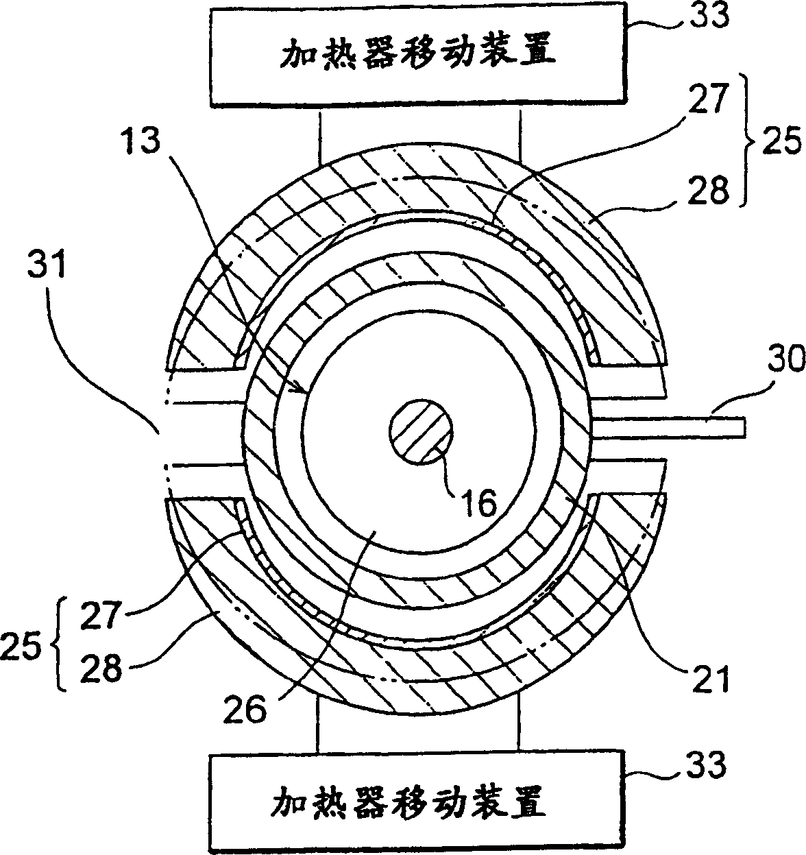 Optical fiber drawing method and drawing furnace