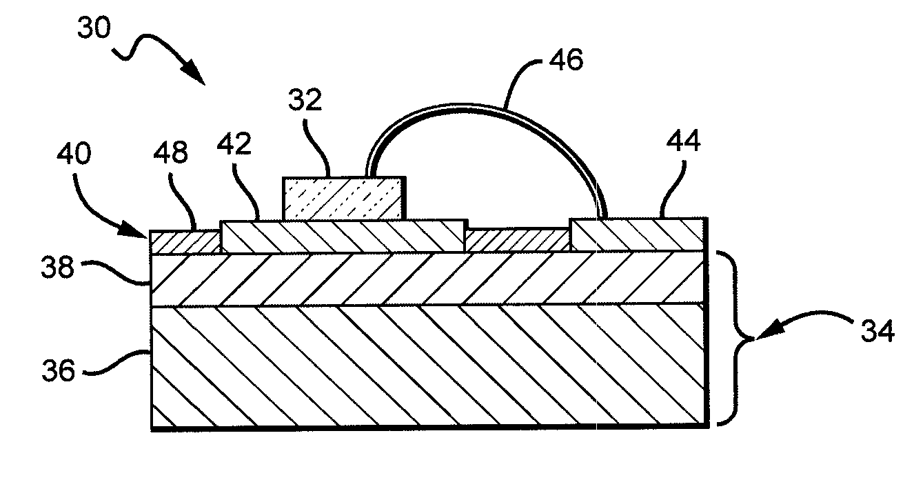 High reflective board or substrate for LEDs