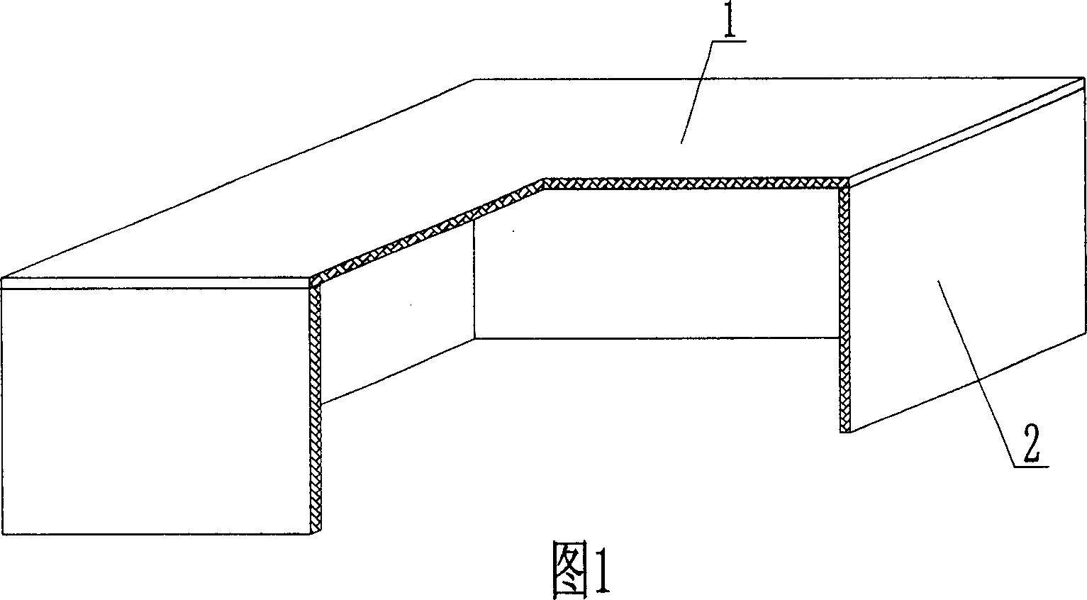 Opening box for concrete structure