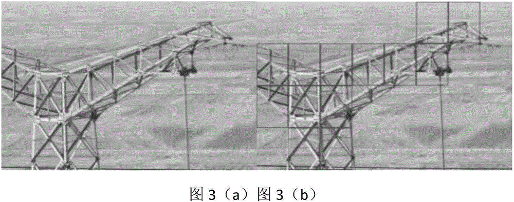 Automatic extraction method for electric transmission line part of unmanned aerial vehicle polling image