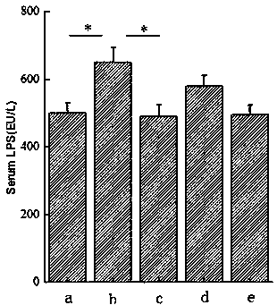 Composition for improving liver function damage and application thereof