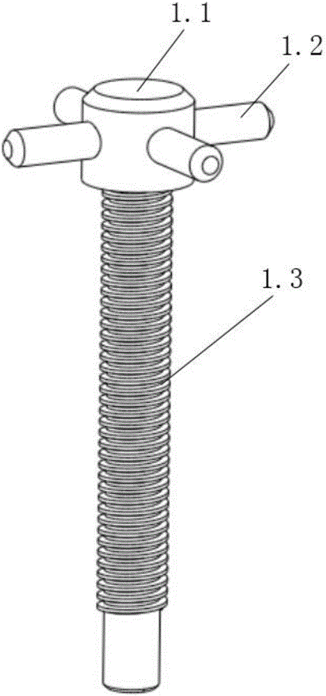 Differential type bearing dismounting device