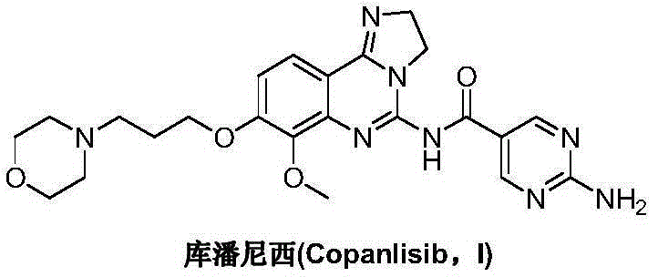 Preparation method for copanlisib