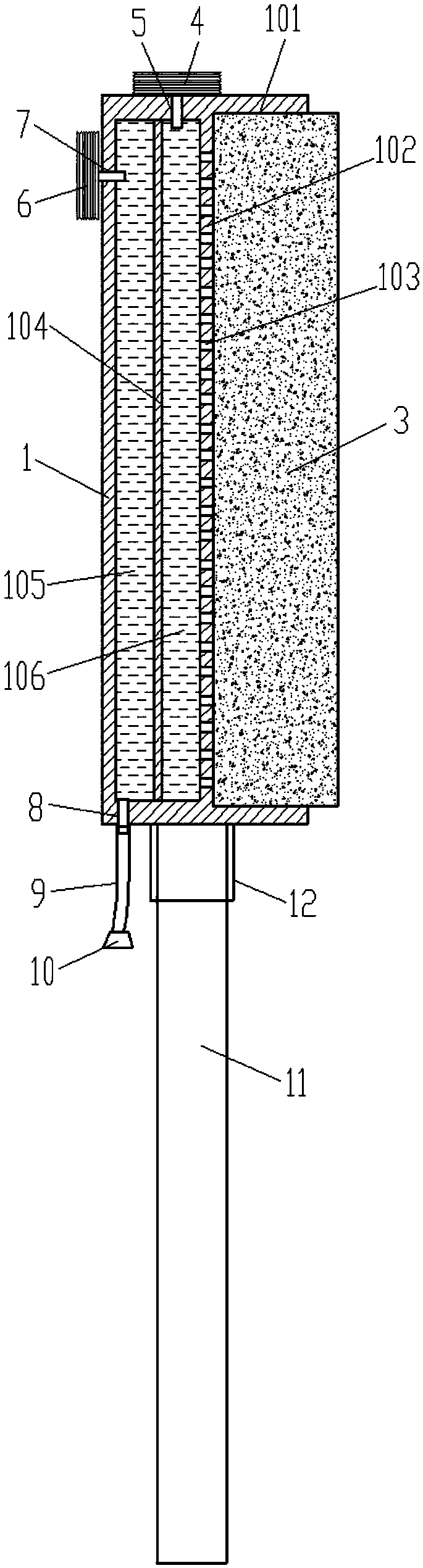 Self-washing dustproof blackboard eraser