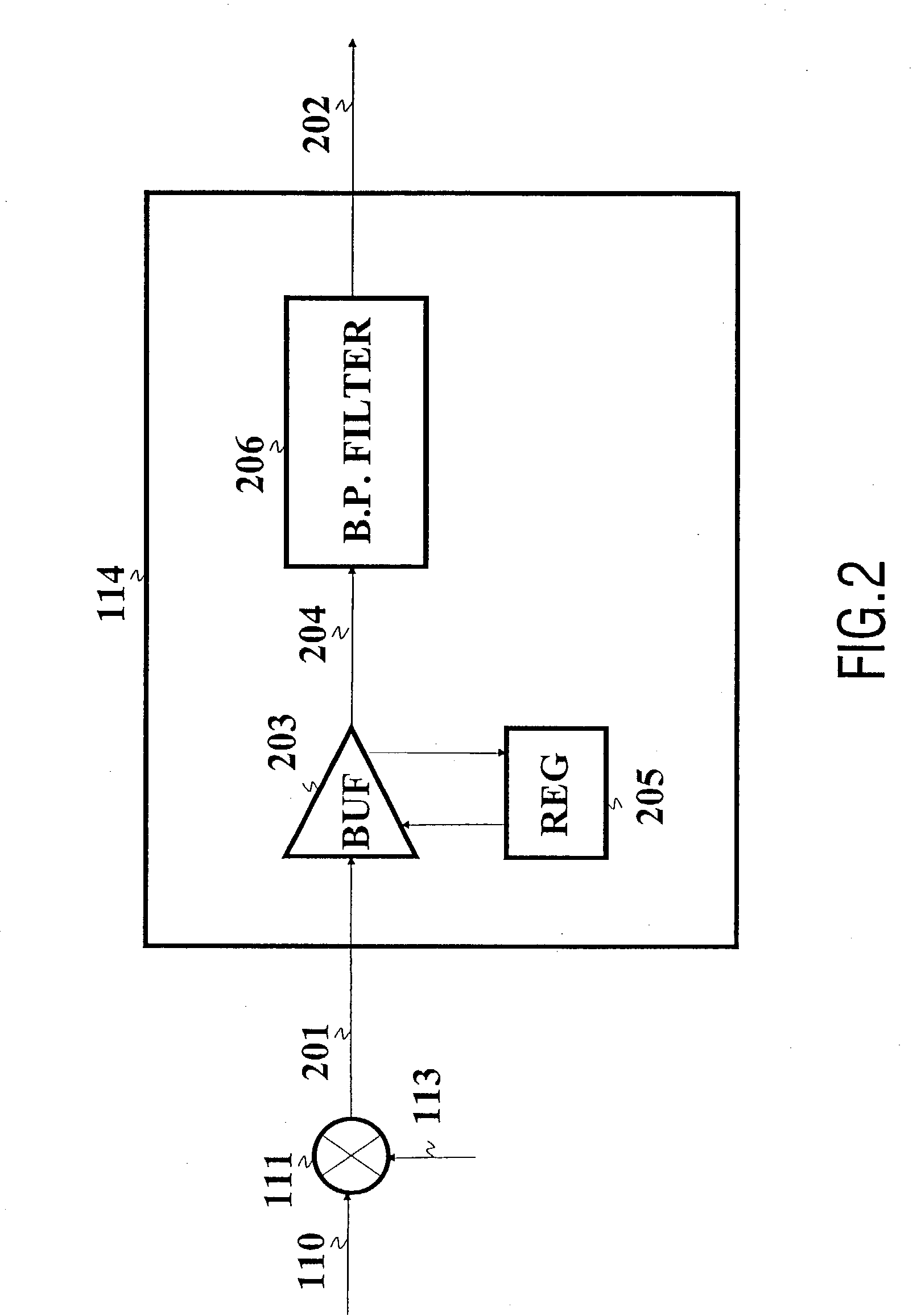 Tuner comprising a selective filter