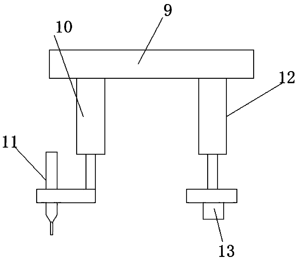 Production device of fully enclosed inductor