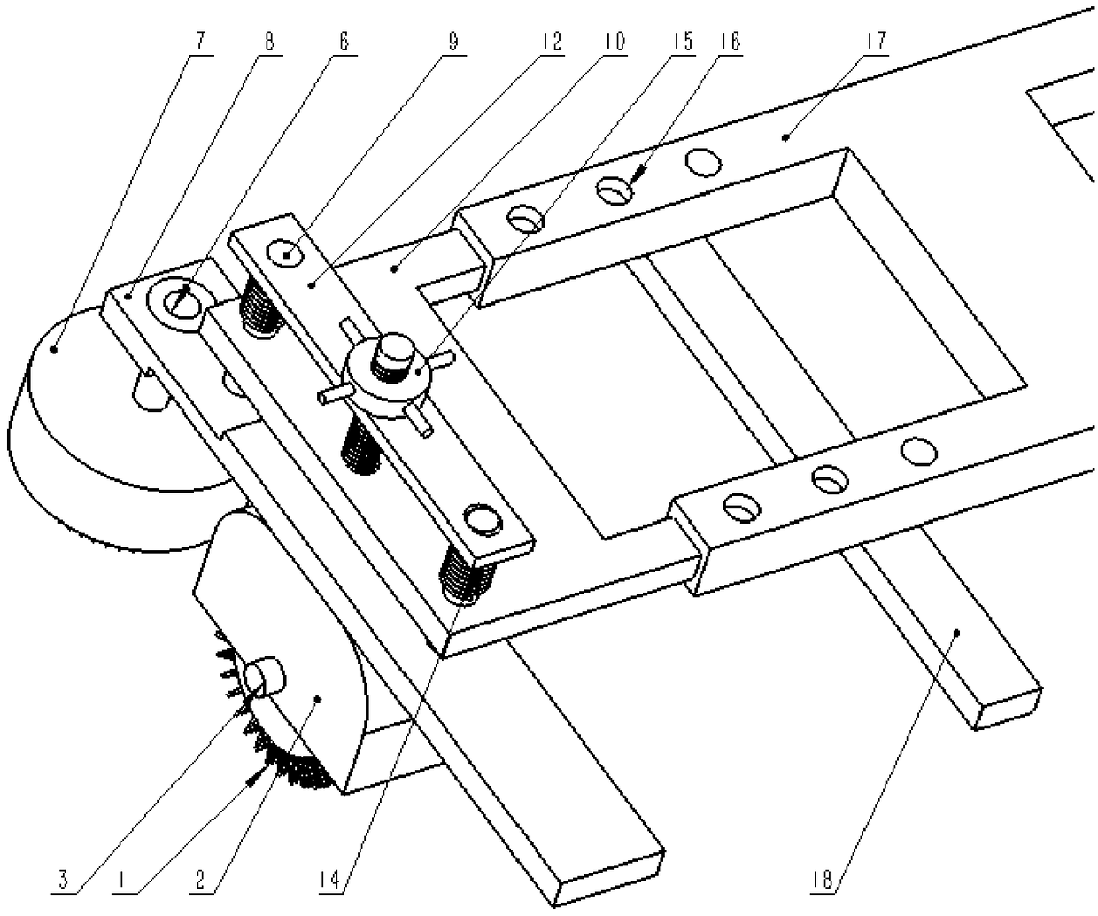 Road marking cleaning trailer