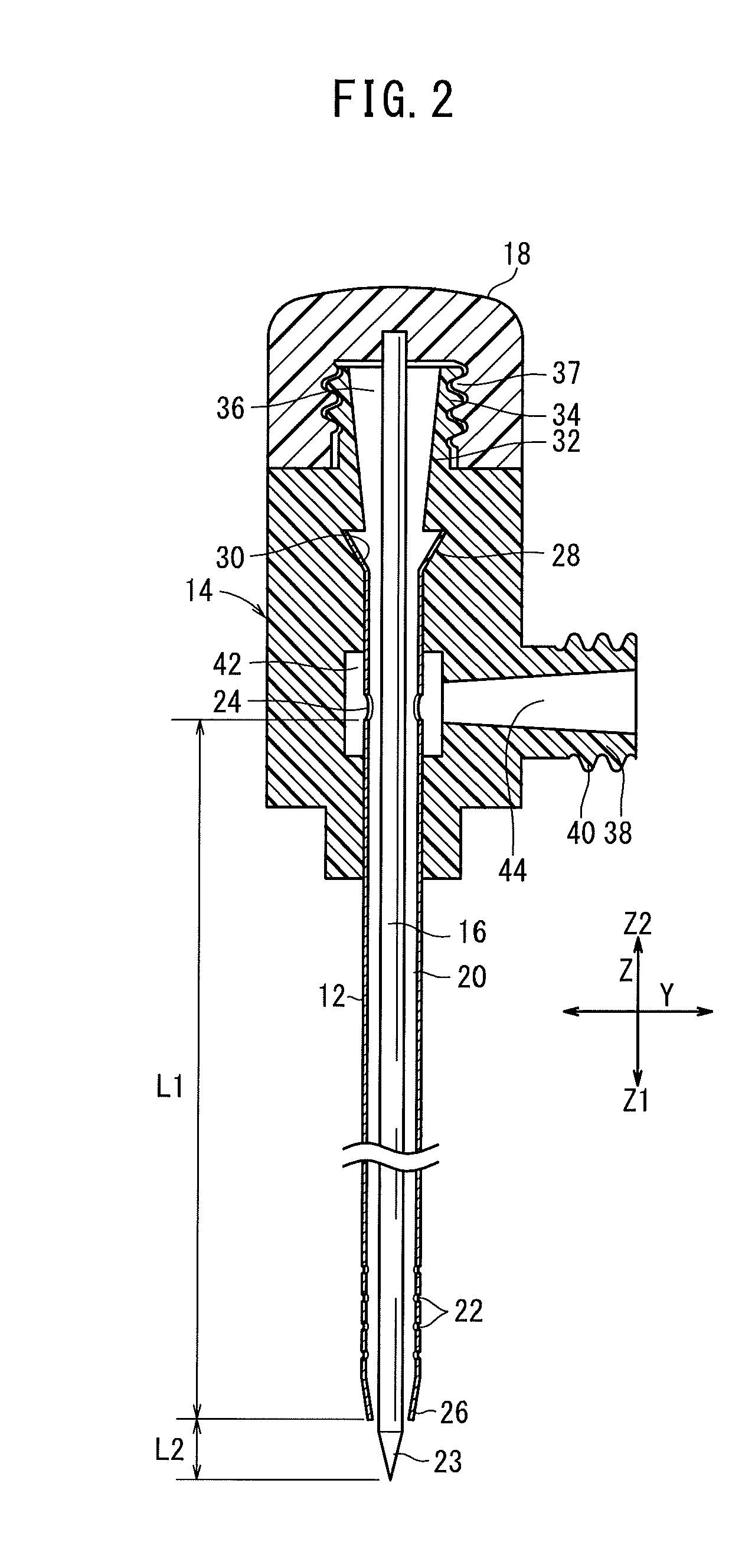 Bone cement injection puncture needle