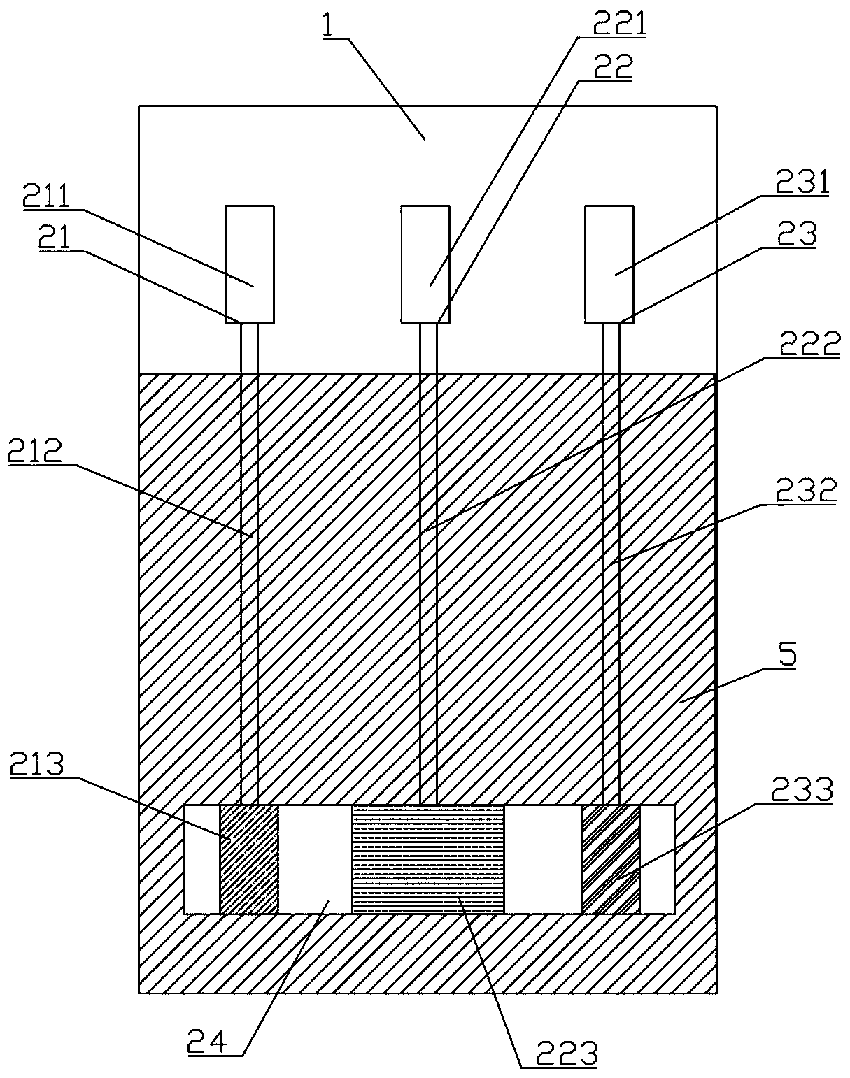 A rapid detection device for sweat lactic acid