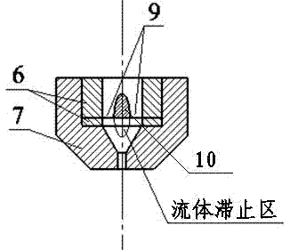 Combined central body cavitating nozzle