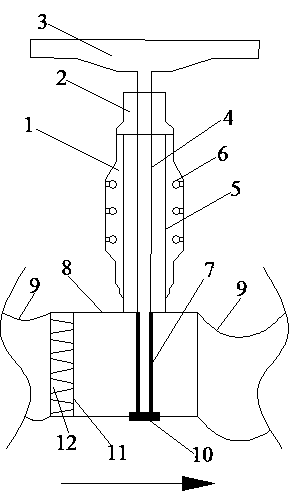 Self-cleaning valve