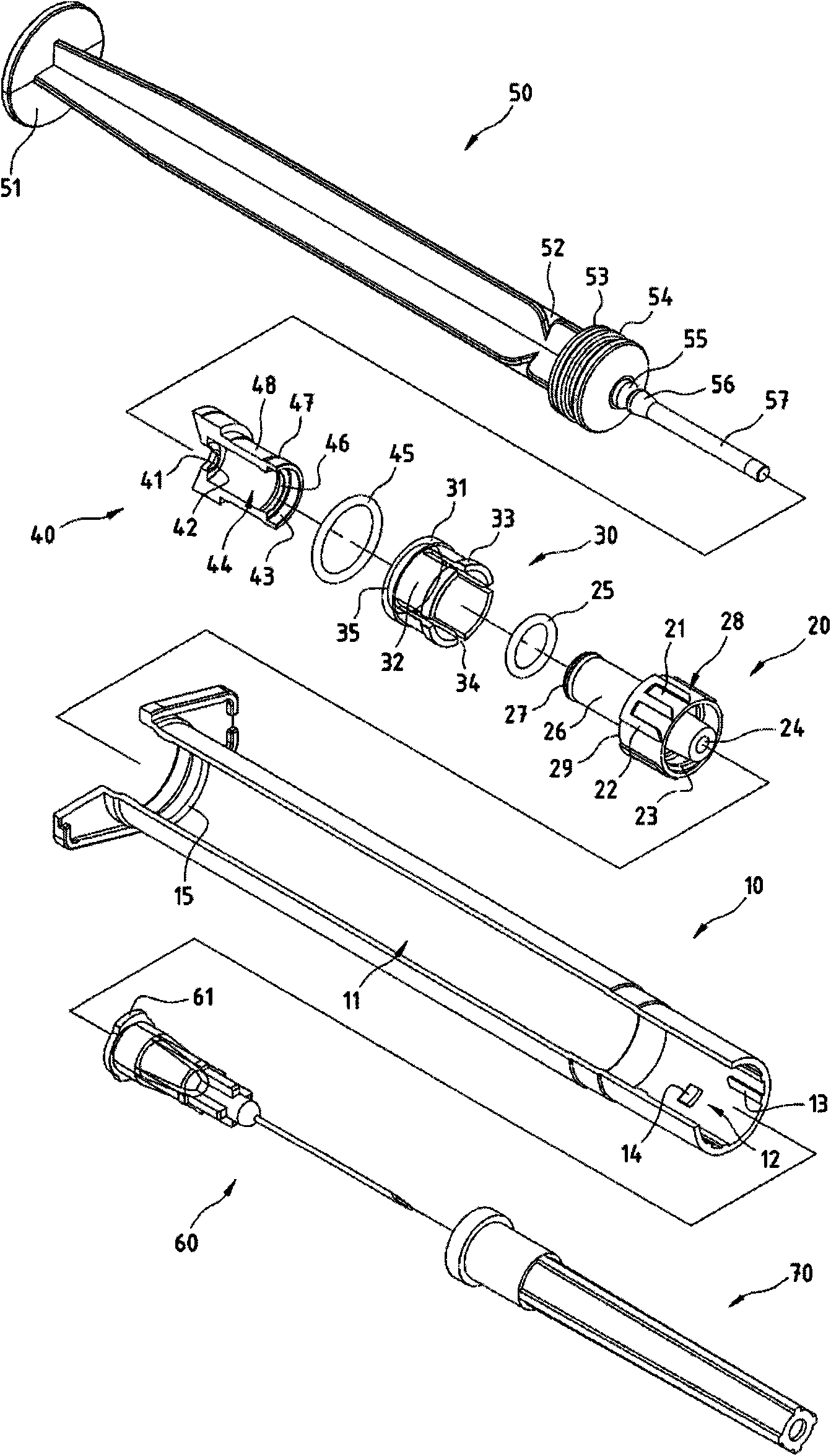 Retraction structure for safety syringe