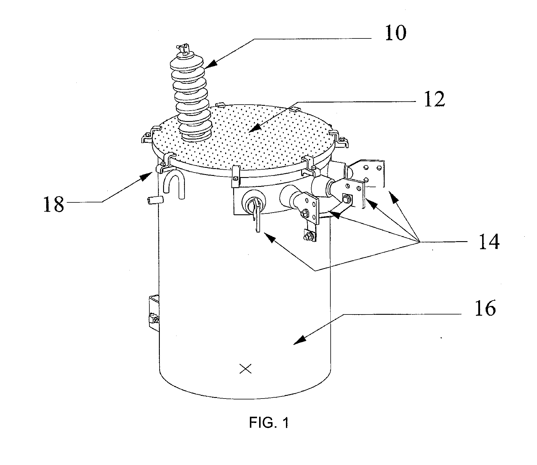 Non-conductive lid for transformers