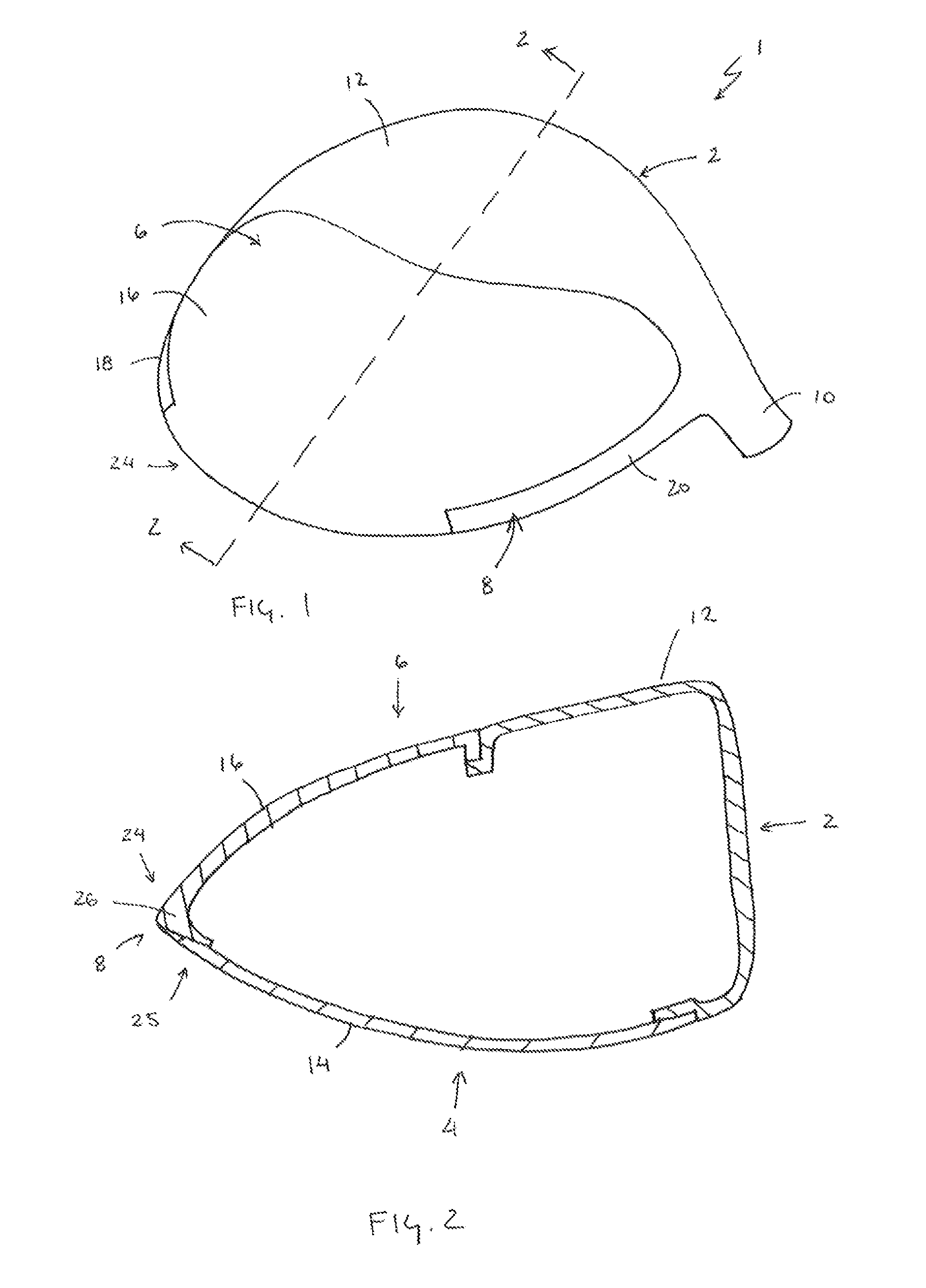 Golf club head with multi-component construction