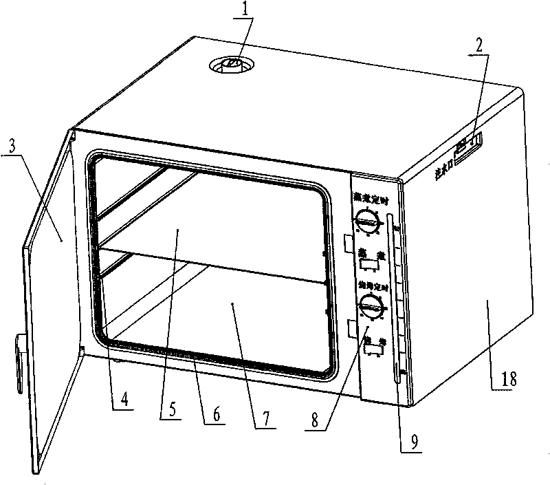 Domestic multifunctional high-temperature electric steaming box