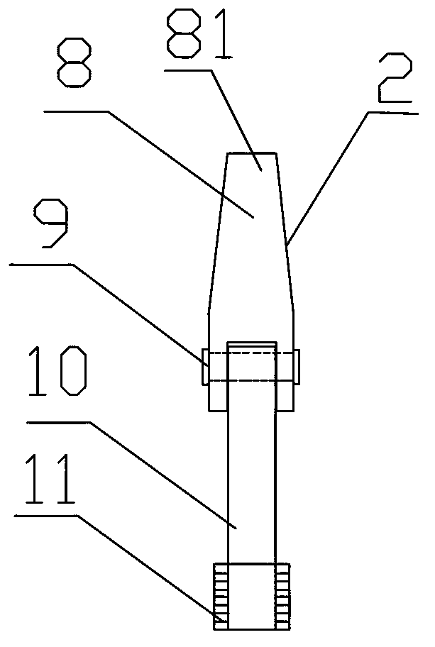 10kv charged drainage wire supporting device