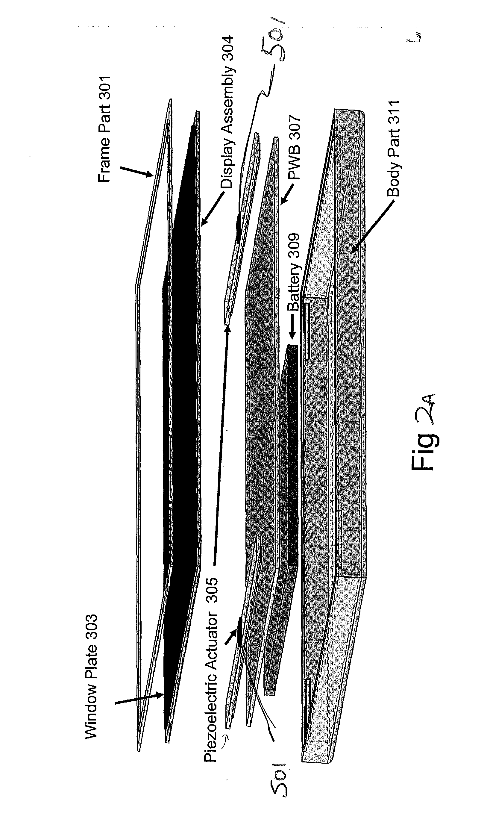 Display apparatus producing audio and haptic output