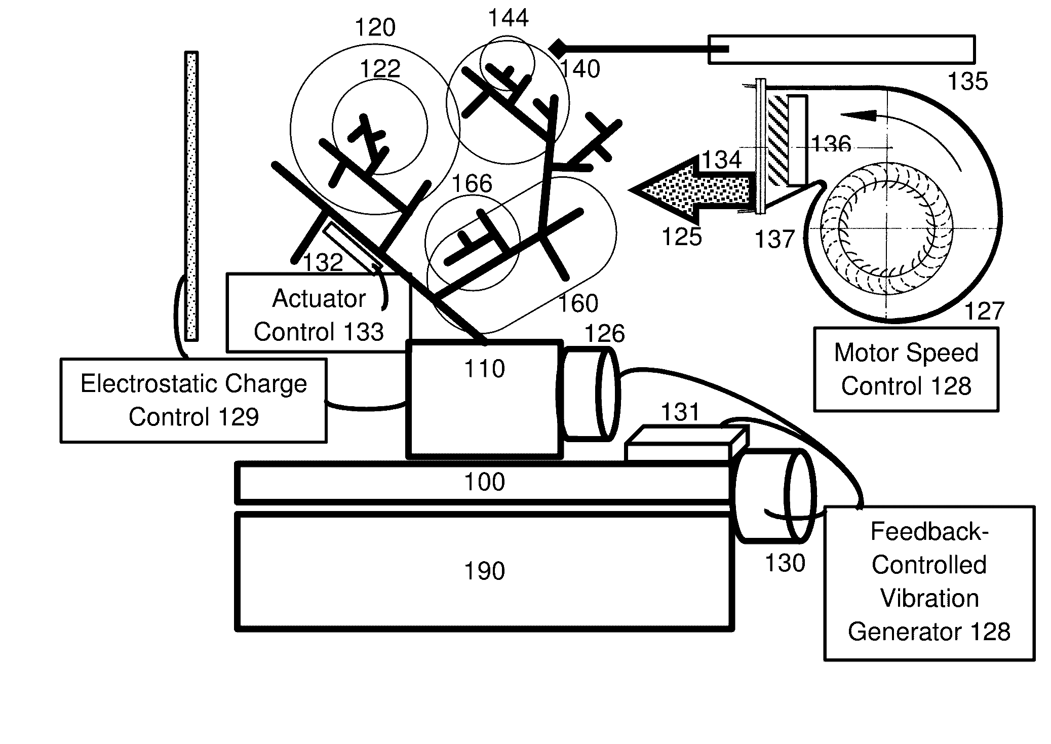 System and method for maintaining efficiency of a fractal heat sink