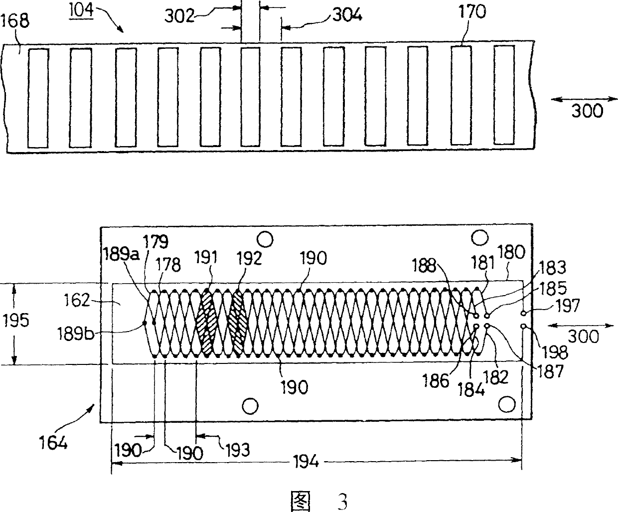 Inductive current absolute position sensor by using code rail type staff and read out head