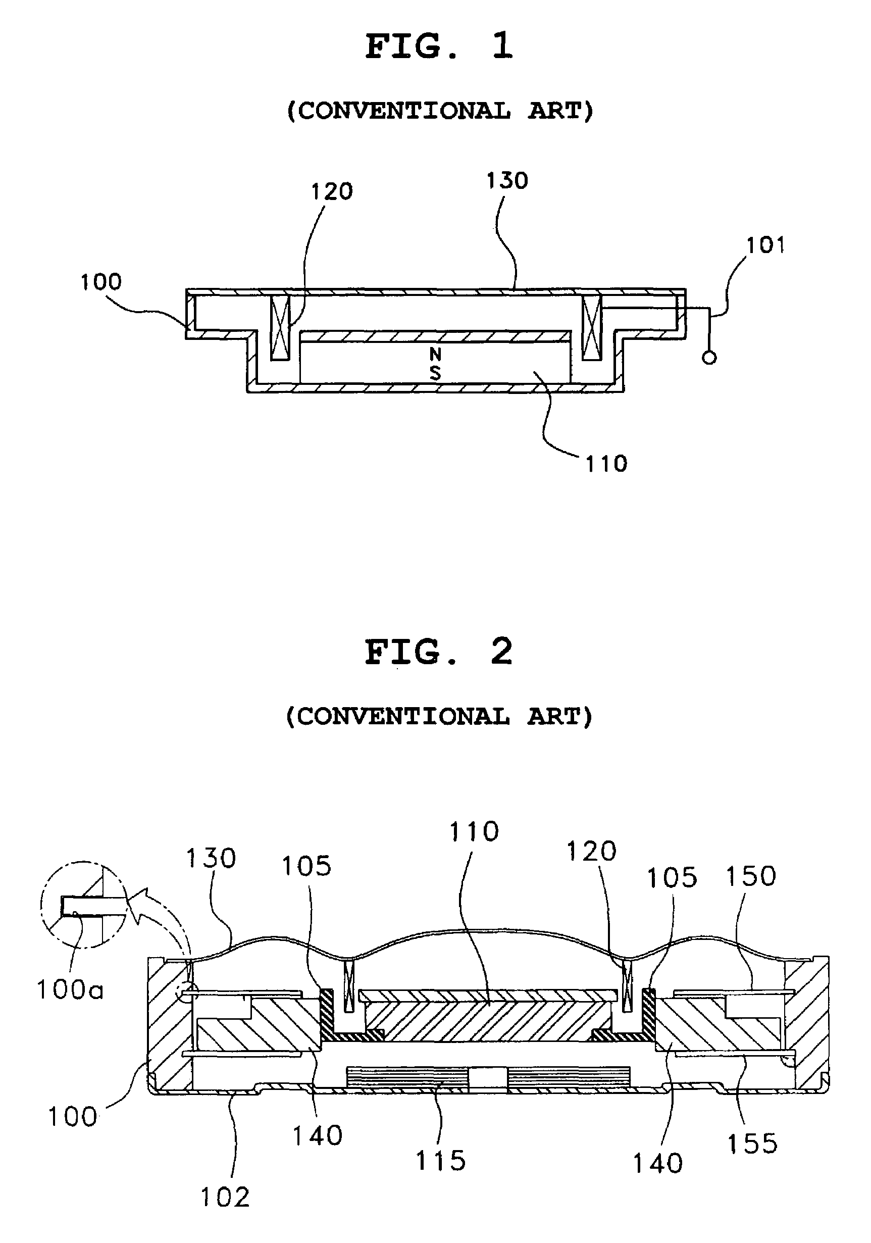 Resonance frequency correction method and vibration speaker