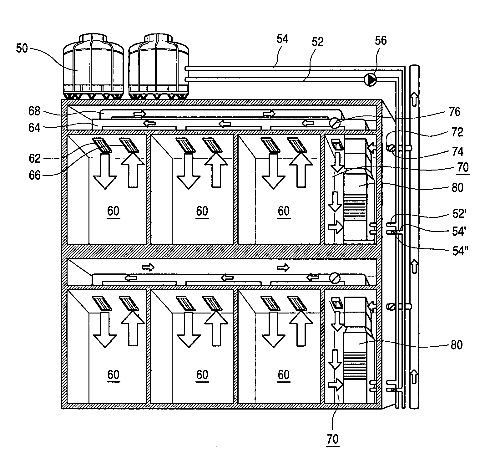 Water-cooled air conditioner