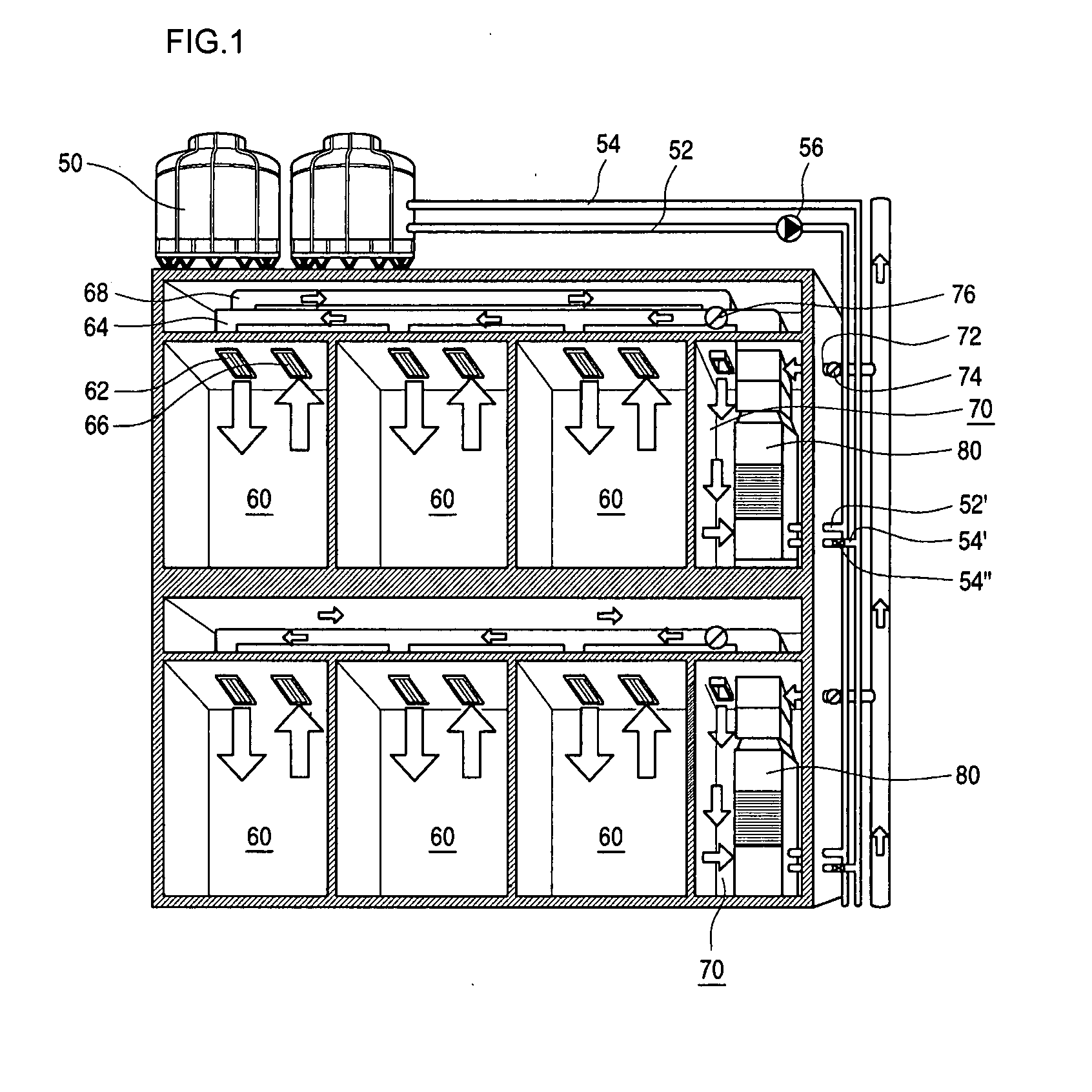 Water-cooled air conditioner