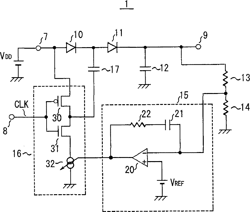 Charge pumping circuit