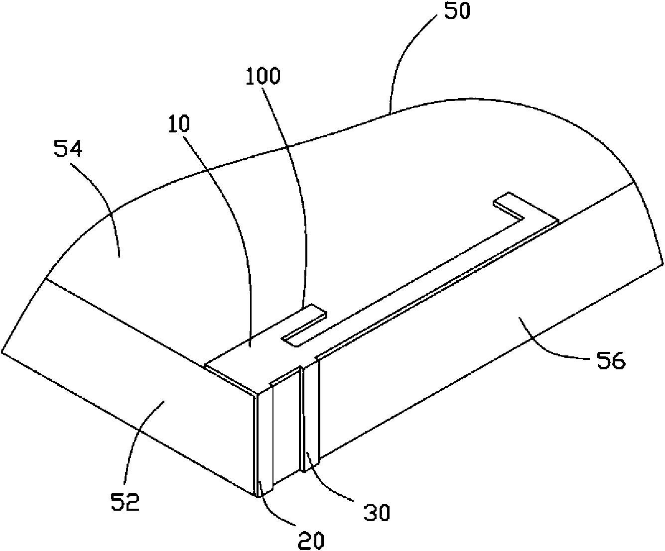 Dual band antenna and wireless communication device using same