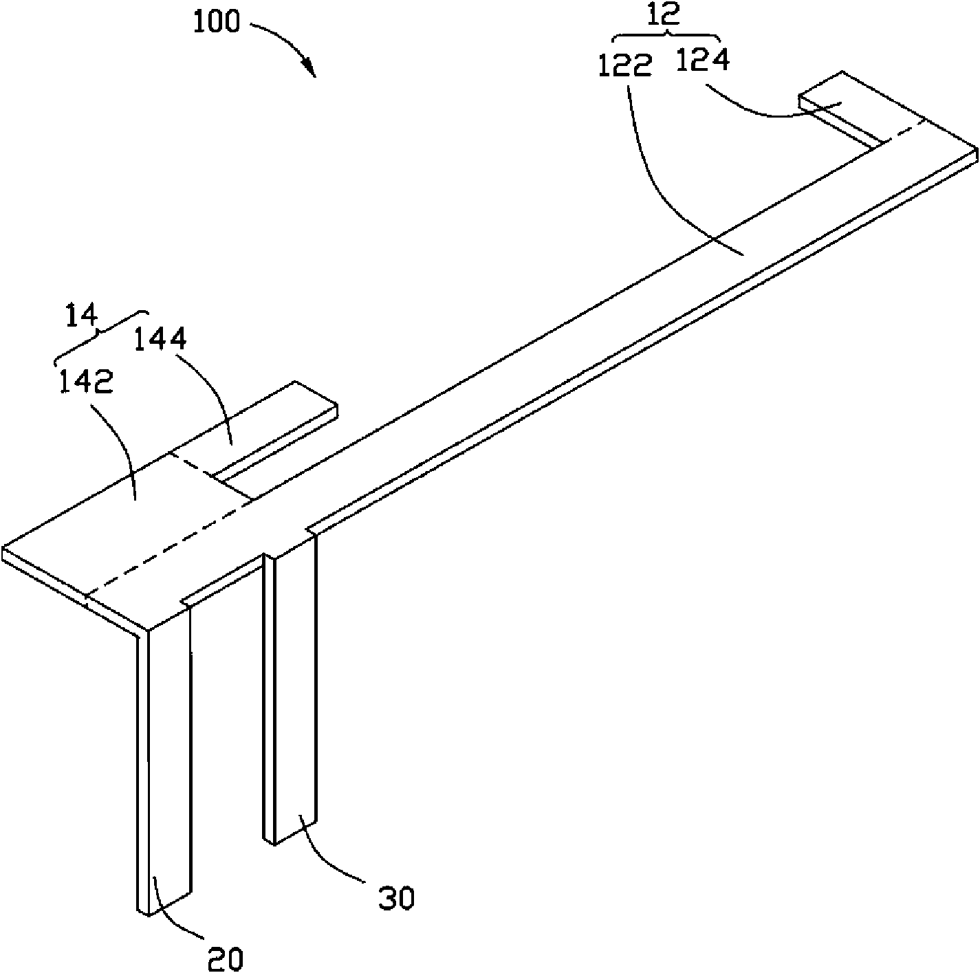 Dual band antenna and wireless communication device using same