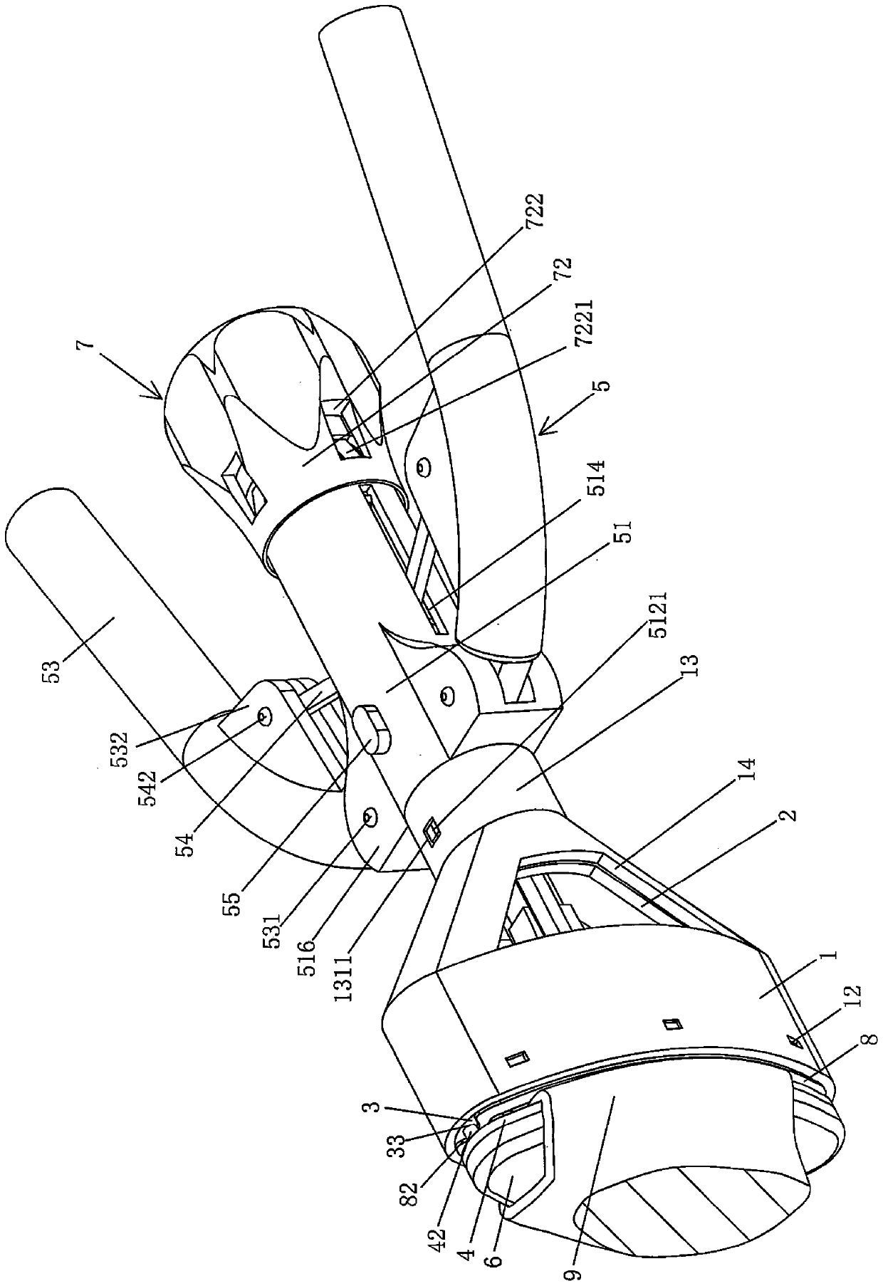 Labium cutting stiching instrument