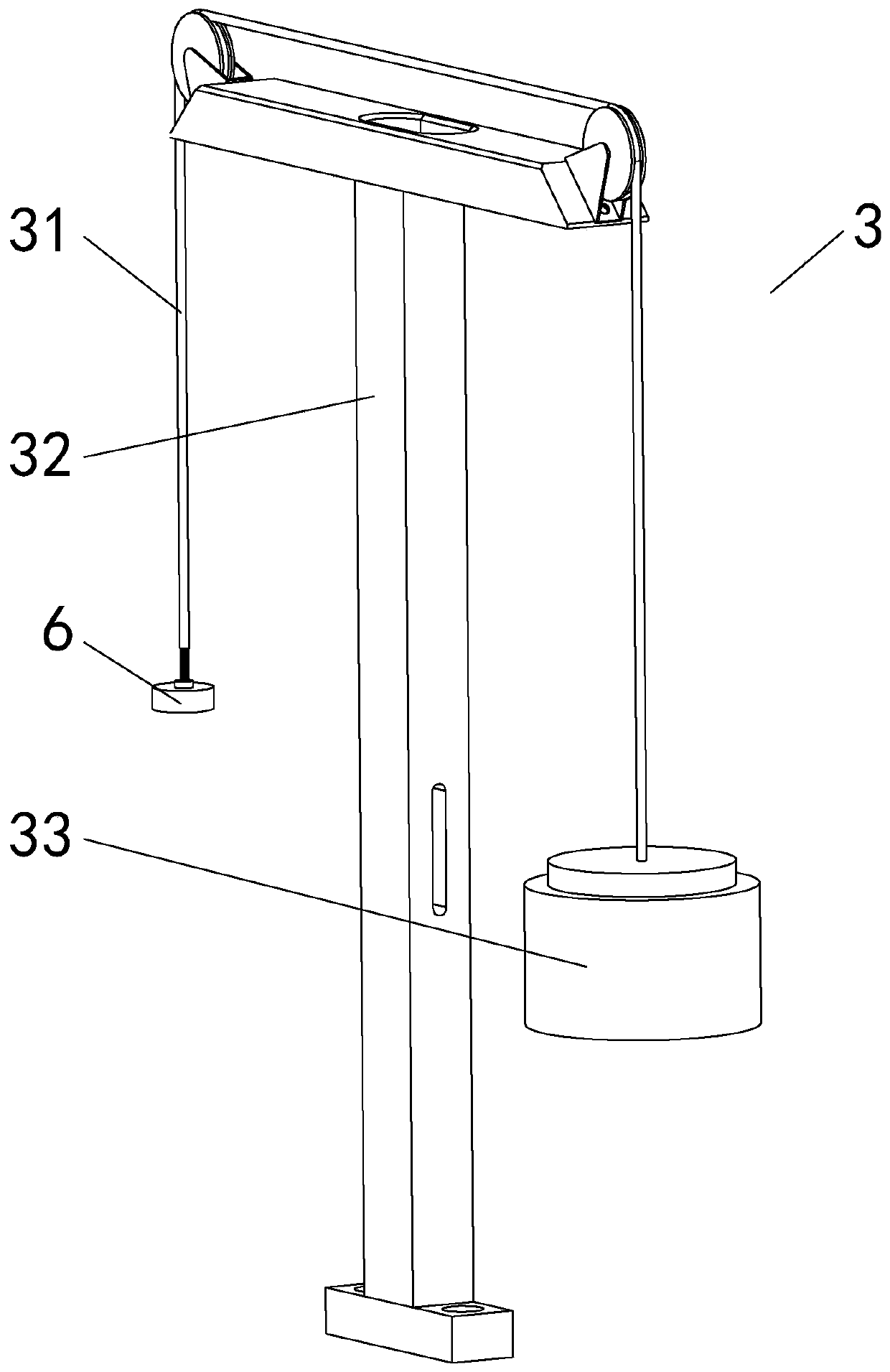 Dynamic stiffness and dynamic damping test bench for foil dynamic-pressure air radial bearing