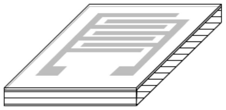 A capacitive silk protein humidity sensor and preparation method thereof