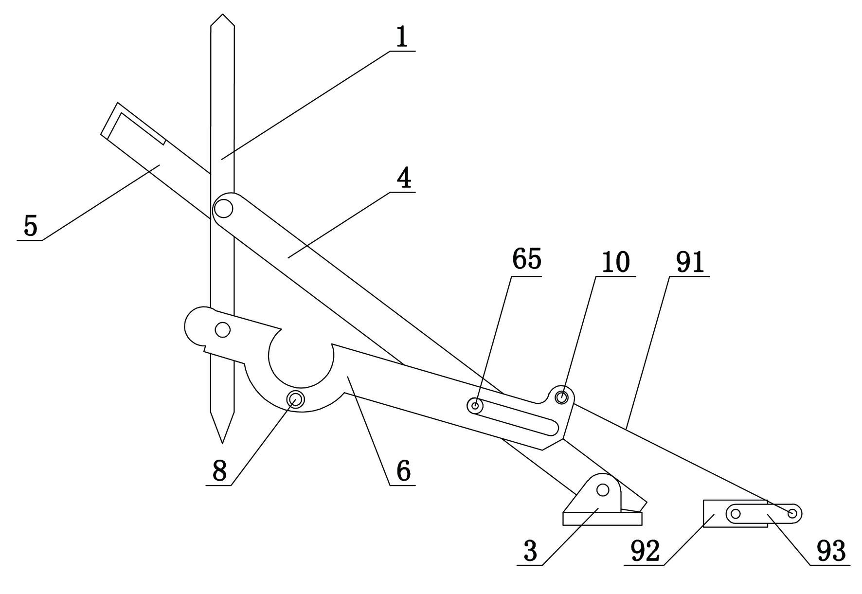 Spraying device of power transmission line