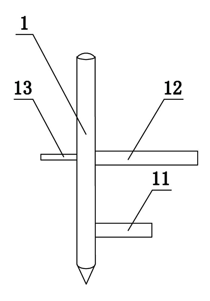 Spraying device of power transmission line