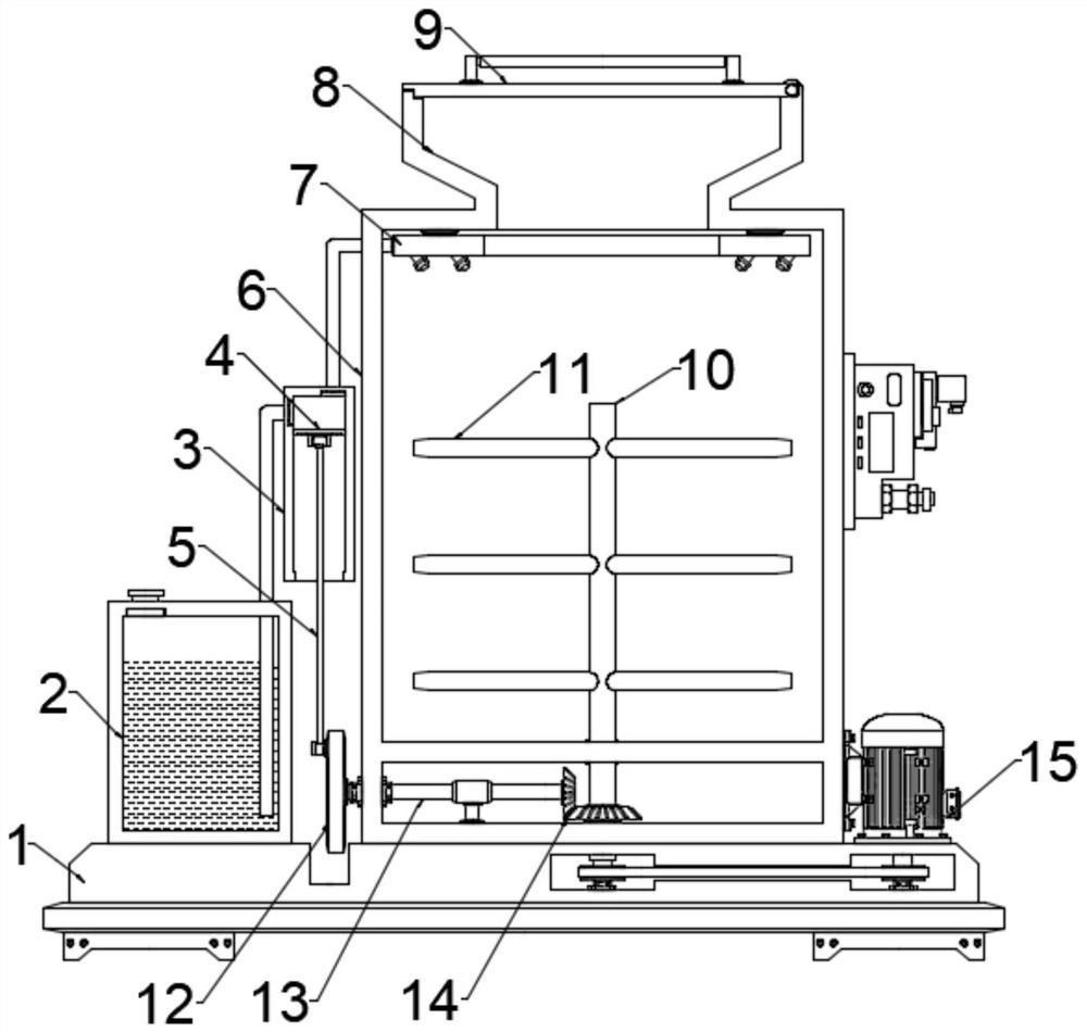 Medical waste liquid sterilization device for clinical laboratory