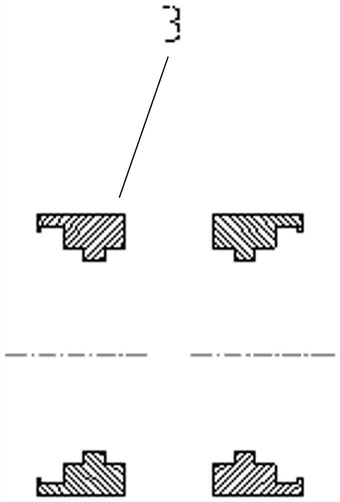 Using method of dismounting device special for vehicle transmission bearings