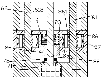 Medical bearing platform capable of rising and falling